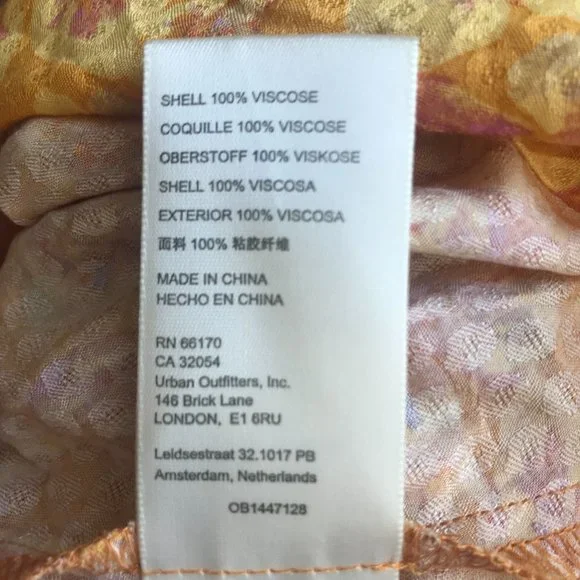 Free People Yellow Floral Mini Dress - Picture 9 of 9